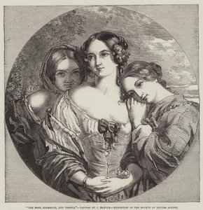 The Rose, Shamrock e Thistle, Exposição da Sociedade dos Artistas Britânicos